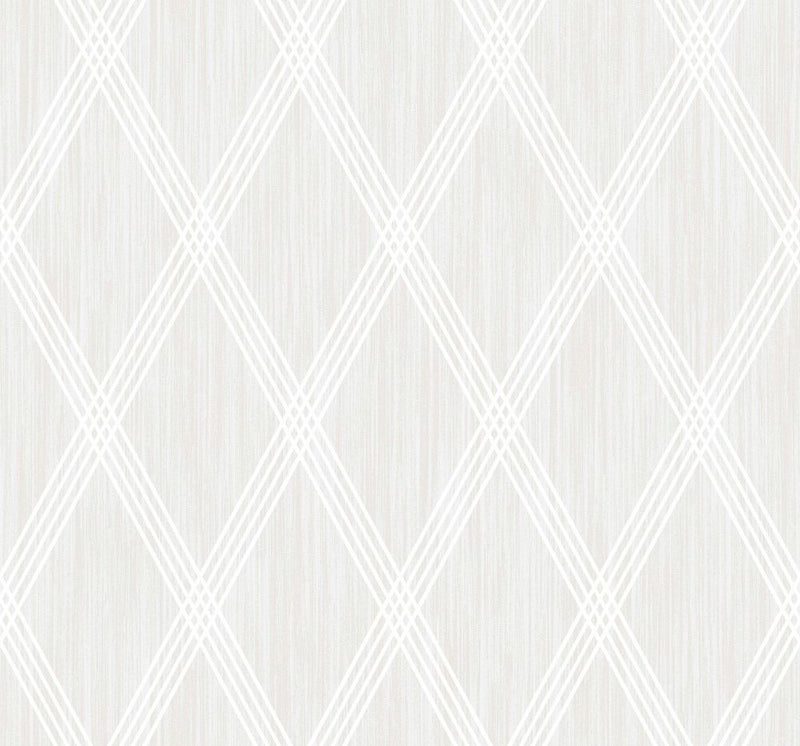 media image for Marble Diamond Geometric Wallpaper in Pearl and Silver Glitter from the Casa Blanca II Collection by Seabrook Wallcoverings 245