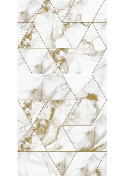 product image for Marble Mosaic Wallpaper in Gold by KEK Amsterdam 84