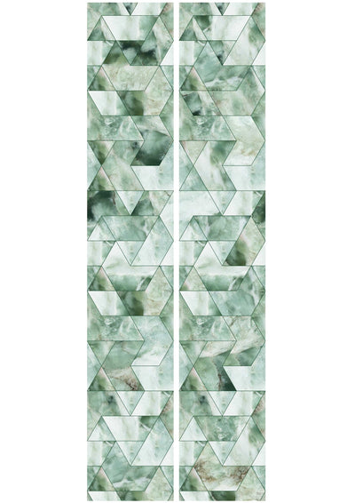product image for Marble Mosaic Wallpaper in Green by KEK Amsterdam 31