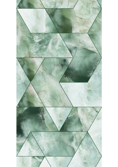 product image for Marble Mosaic Wallpaper in Green by KEK Amsterdam 57