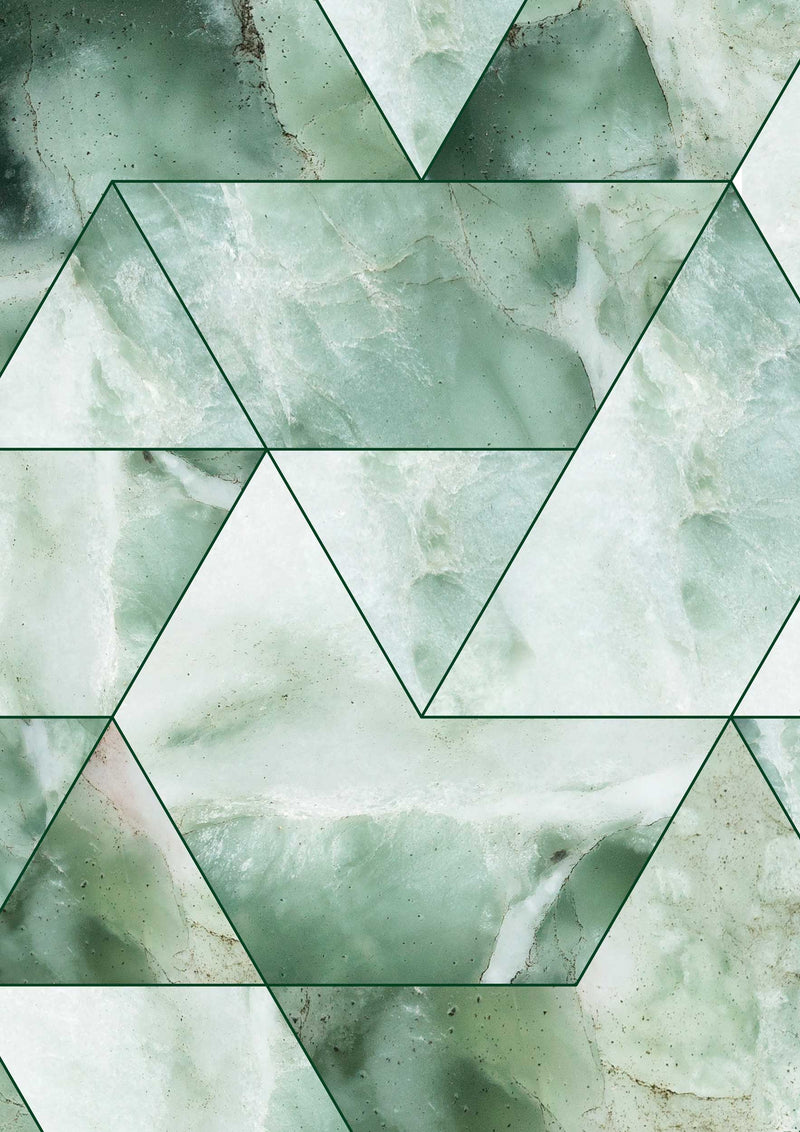 media image for Marble Mosaic Wallpaper in Green by KEK Amsterdam 279