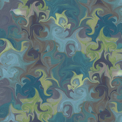 product image of Marbled Ink Wallpaper in Tidal 543