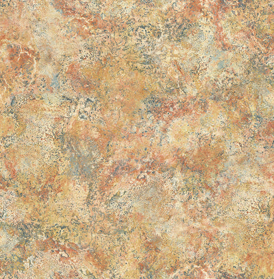 product image of sample marbled paint wallpaper in golden red from the caspia collection by wallquest 1 587