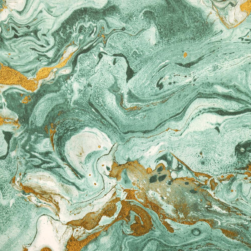 media image for Marbled Wallpaper in Emerald Green from the Precious Elements Collection by Burke Decor 283