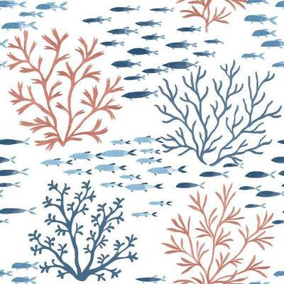 product image for Marine Garden Wallpaper in Coral from the Water's Edge Collection by York Wallcoverings 27