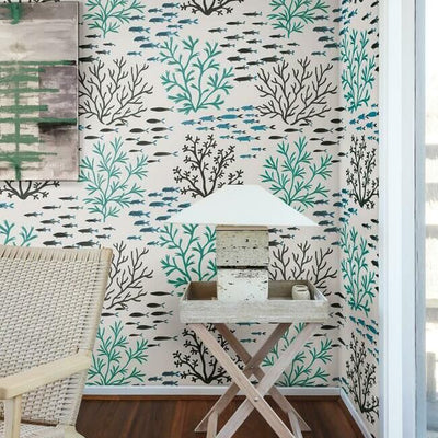 product image for Marine Garden Wallpaper in Ocean from the Water's Edge Collection by York Wallcoverings 12