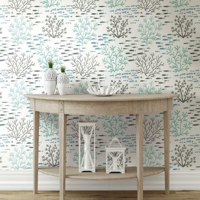 media image for Marine Garden Wallpaper in Ocean from the Water& 20