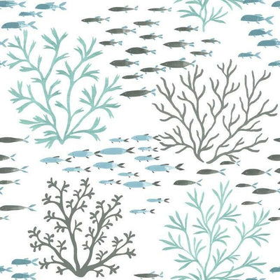 product image for Marine Garden Wallpaper in Ocean from the Water's Edge Collection by York Wallcoverings 83