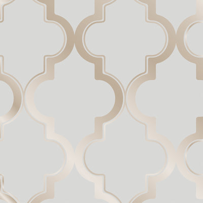 product image for Marrakesh Self Adhesive Wallpaper in Bronze Grey design by Tempaper 38