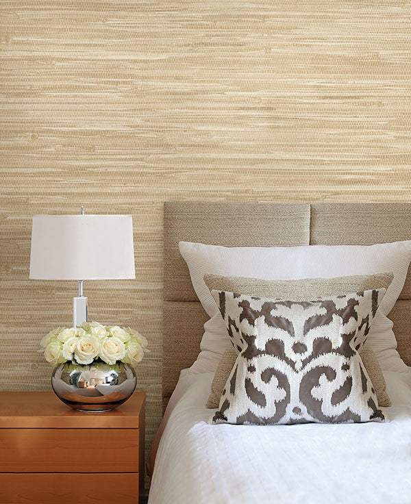 media image for Martina Beige Grasscloth Wallpaper from the Jade Collection by Brewster Home Fashions 245