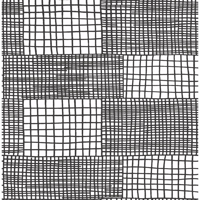 media image for sample maxwell geometric wallpaper in black from the bluebell collection by brewster home fashions 1 215