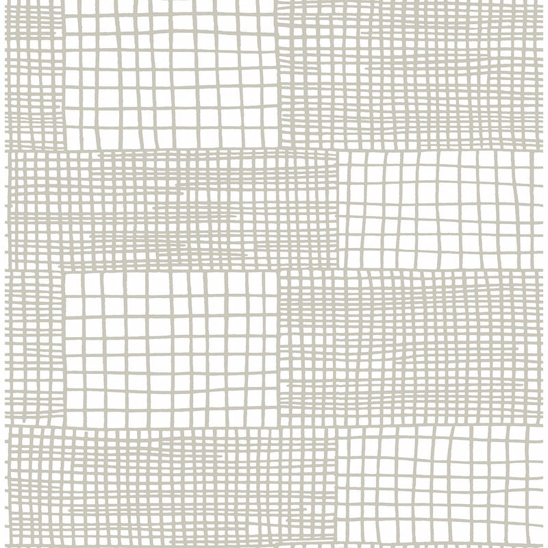 media image for Maxwell Geometric Wallpaper in Grey from the Bluebell Collection by Brewster Home Fashions 231