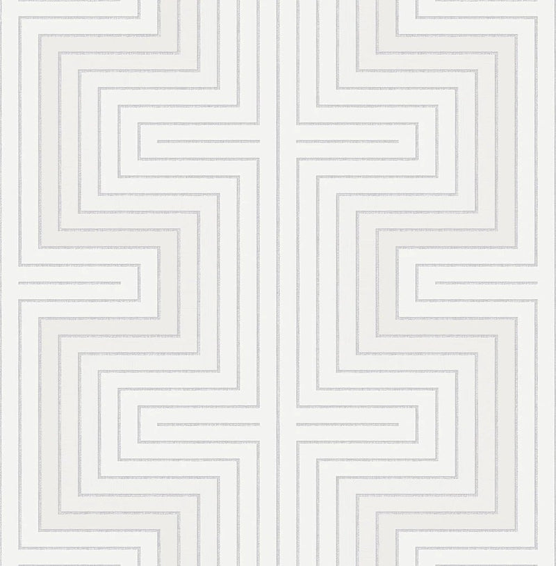 media image for Maze Wallpaper in Frost from the Sanctuary Collection by Mayflower Wallpaper 237