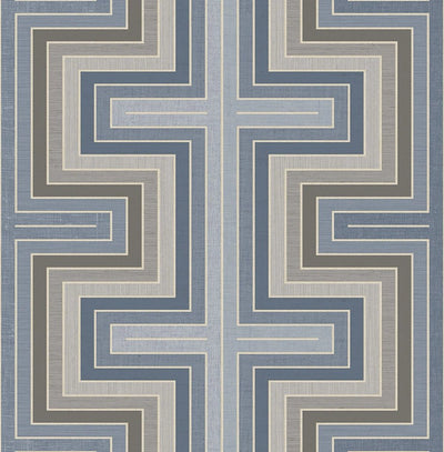product image for Maze Wallpaper in Pewter from the Sanctuary Collection by Mayflower Wallpaper 62