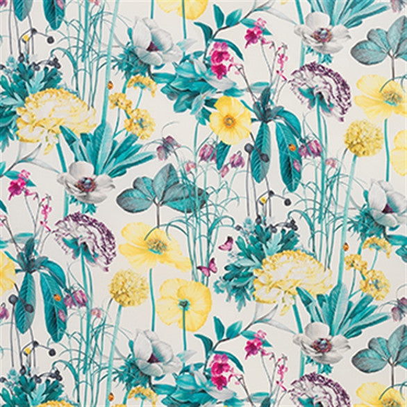 media image for Meadow Fabric in Buttercup from the Enchanted Gardens Collection by Osborne & Little 292