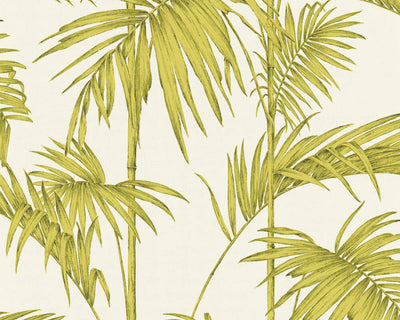 product image of sample medina deco floral wallpaper in green and cream by bd wall 1 583