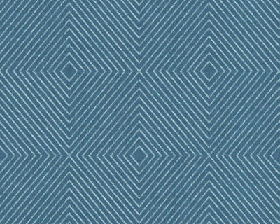 product image for Megan Deco Stripes Wallpaper in Blue and Silver by BD Wall 14
