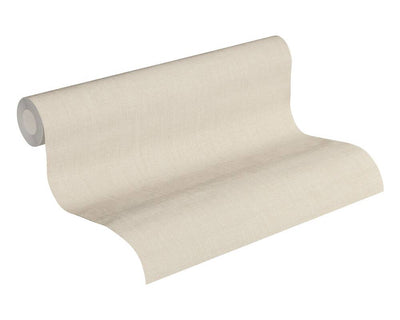 product image for Meika Linen Structure Wallpaper in Cream by BD Wall 48