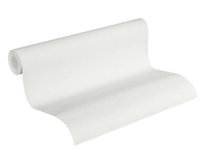 product image for Meika Linen Structure Wallpaper in White by BD Wall 87