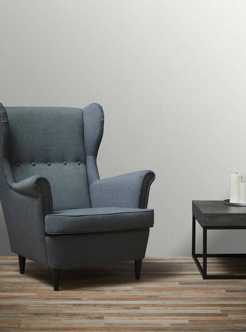 media image for Meika Linen Structure Wallpaper in White by BD Wall 223