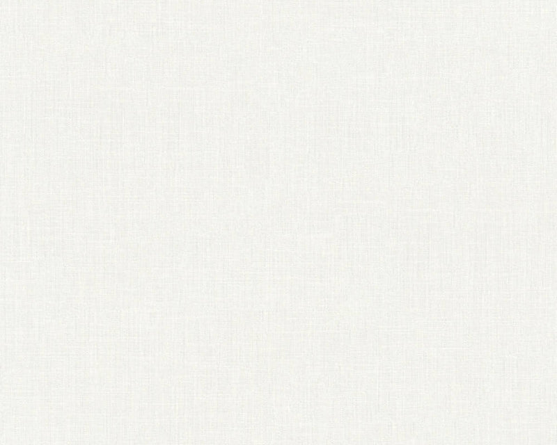 media image for Meika Linen Structure Wallpaper in White by BD Wall 261