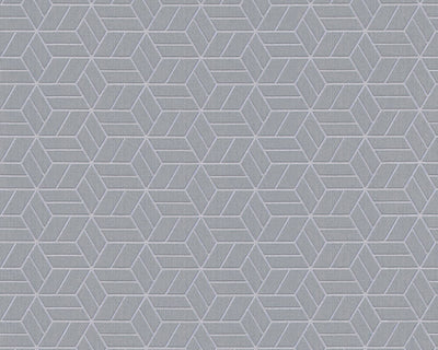 product image for Melina Geo Wallpaper in Grey and Metallic by BD Wall 6