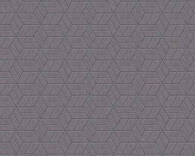 product image for Melina Geo Wallpaper in Metallic and Grey by BD Wall 75