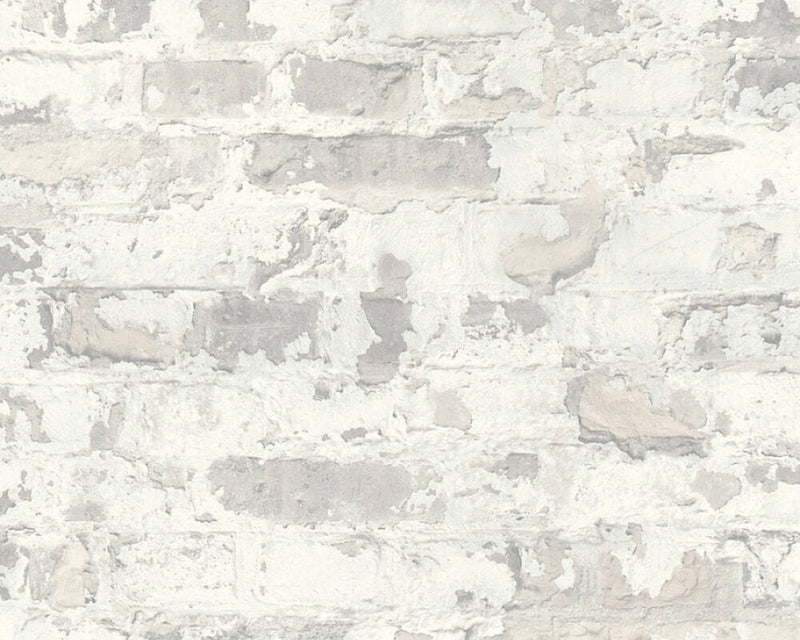 media image for sample melinda cottage brick wallpaper in grey and white by bd wall 1 299