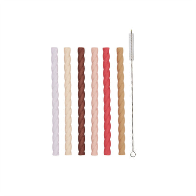 product image of mellow silicone straw set cherry red vanilla 1 590