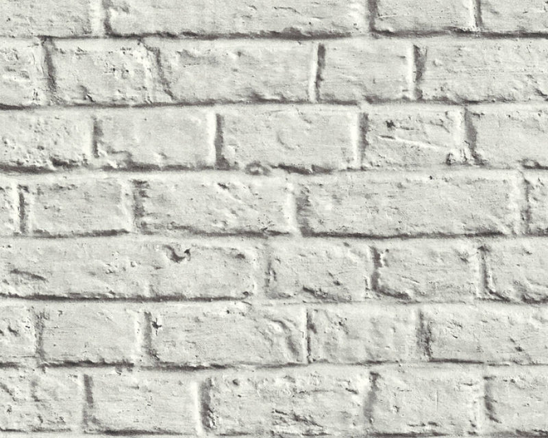 media image for sample melora faux brick wallpaper in grey and white by bd wall 1 278