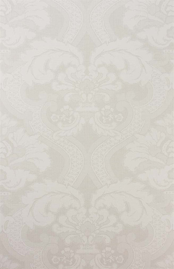media image for Meredith Wallpaper in Pearl and Ivory by Nina Campbell for Osborne & Little 281