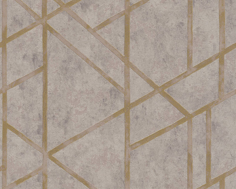 media image for sample merida deco wallpaper in beige and gold by bd wall 1 250