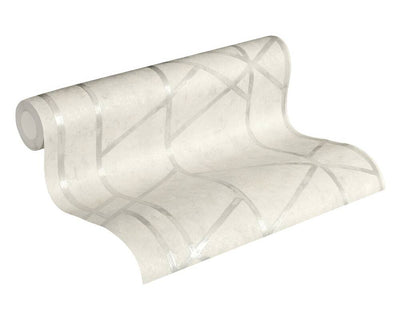 product image for Merida Deco Wallpaper in Ivory and Metallic by BD Wall 32