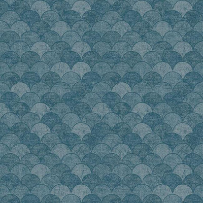 product image of sample mermaid scales wallpaper in blue from the natural opalescence collection by antonina vella for york wallcoverings 1 539