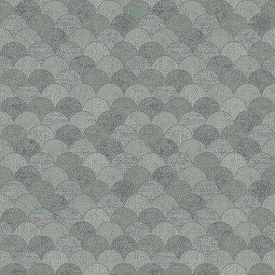 product image of sample mermaid scales wallpaper in grey and silver from the natural opalescence collection by antonina vella for york wallcoverings 1 552