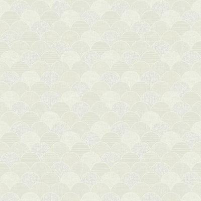 product image of Mermaid Scales Wallpaper in Soft Neutral from the Natural Opalescence Collection by Antonina Vella for York Wallcoverings 595