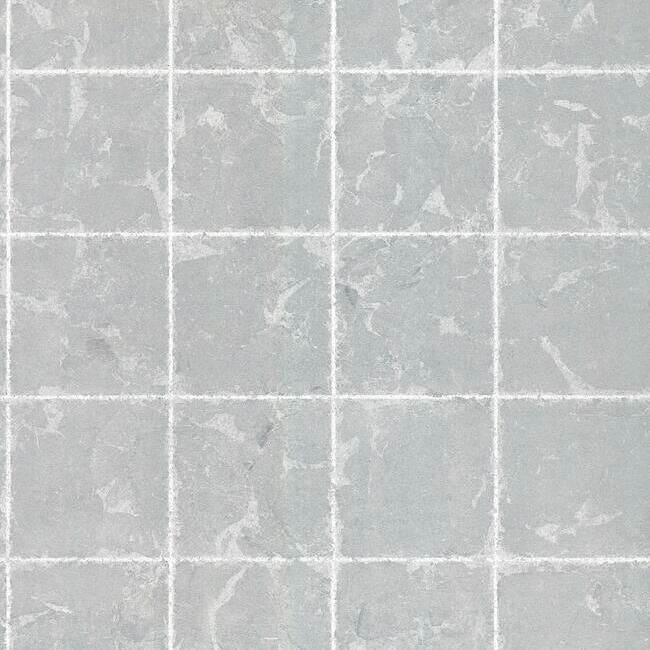 media image for sample metal leaf squares wallpaper in silver from the ronald redding 24 karat collection by york wallcoverings 1 288