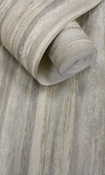 product image for Taupe Distressed Metallic Faux Tree Bark Earthy Wallpaper by Walls Republic 4