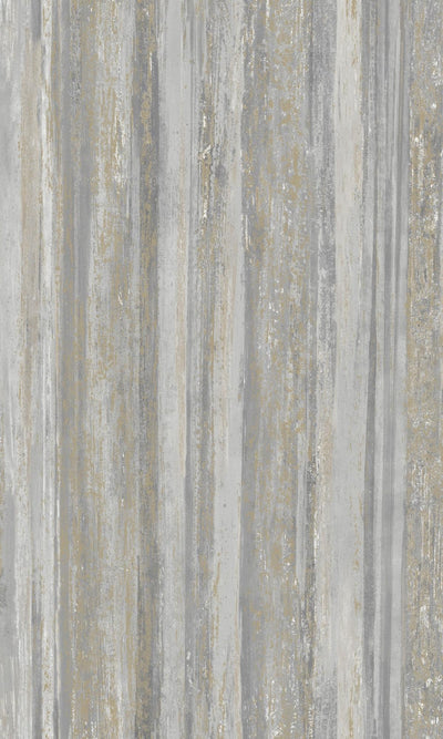 product image of Grey Distressed Metallic Faux Tree Bark Earthy Wallpaper by Walls Republic 574