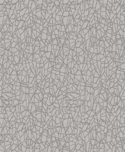 product image of sample metallic web wallpaper in grey by walls republic 1 552