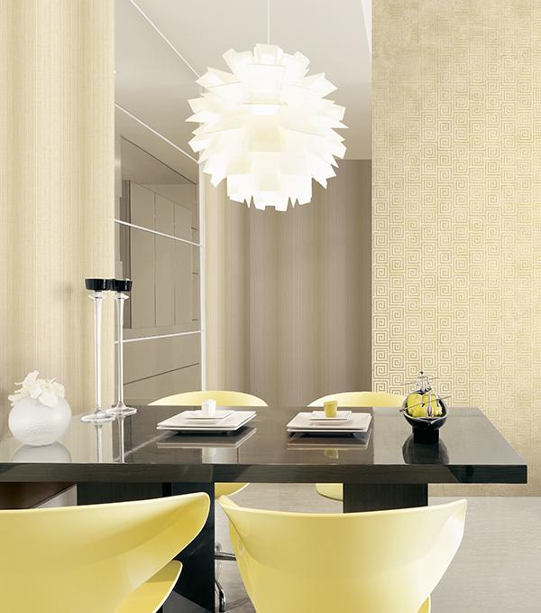 media image for Meteora Wallpaper in Cream and Bronze from the Stark Collection by Mayflower Wallpaper 25