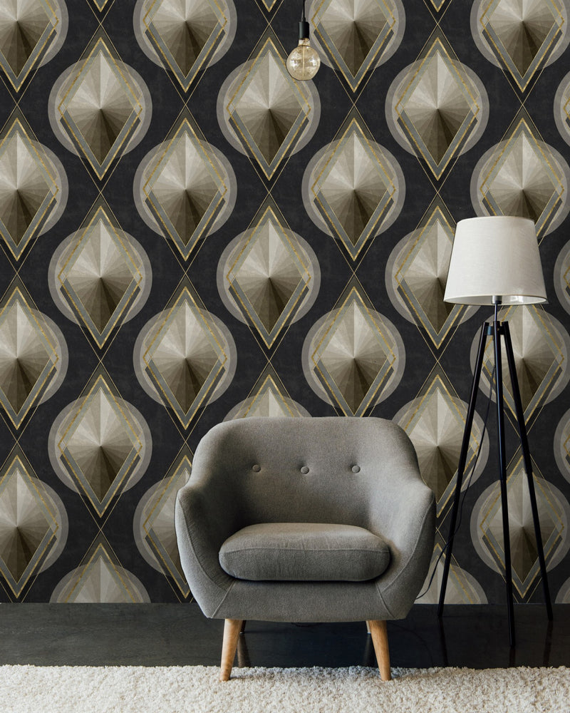 media image for Metropolis Wallpaper from Collection II by Mind the Gap 258