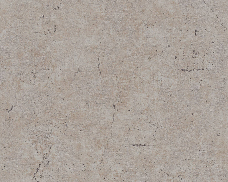 media image for Metta Faux Concrete Wallpaper in Grey and Taupe by BD Wall 255