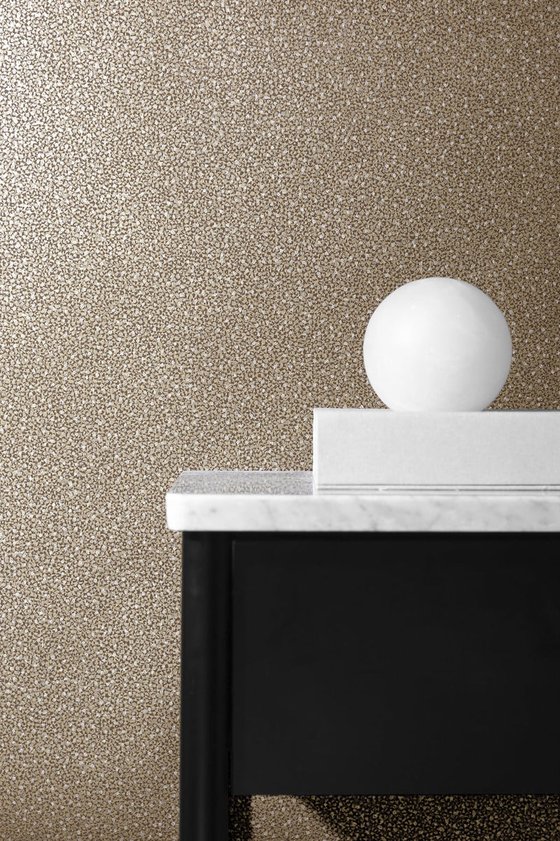 media image for Mica Texture Wallpaper in Cappucino and Copper Glitter from the Essential Textures Collection by Seabrook Wallcoverings 294