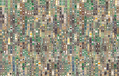 product image of sample microscopic slides wallpaper design by mr and mrs vintage for nlxl lab 1 53