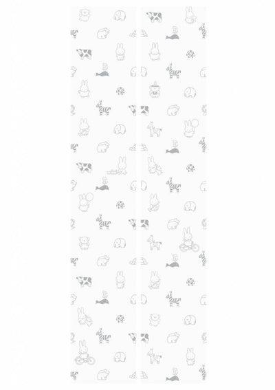 product image for Miffy Animals Kids Wallpaper in Grey by KEK Amsterdam 29