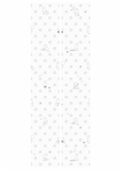 product image for Miffy Flowers Kids Wallpaper in Grey by KEK Amsterdam 76