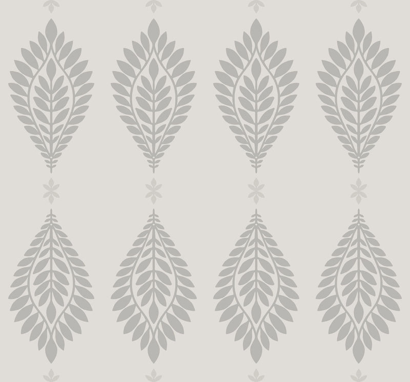 media image for mirasol palm frond wallpaper in cove grey from the luxe retreat collection by seabrook wallcoverings 1 234