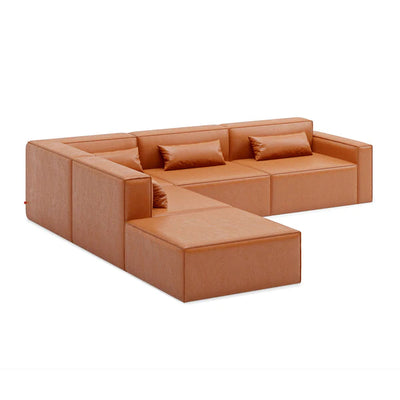 product image for mix modular 5 pc sectional left facing by gus modern ksmom5se vegcog lf 4 67