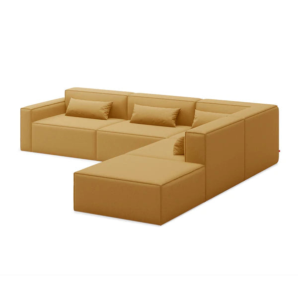 media image for mix modular 5 pc sectional right facing by gus modern ksmom5se vegcog rf 2 267